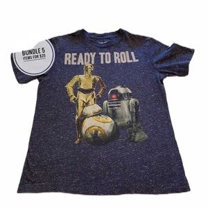 Star Wars BB8 R2D2 C3PO Tee Shirt